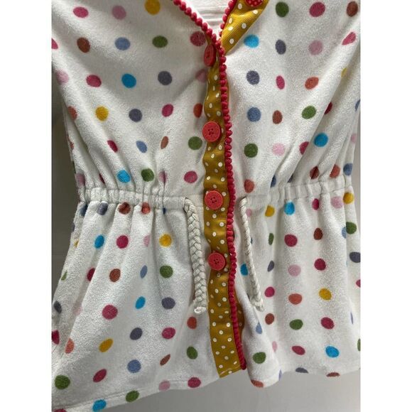 Matilda Jane Camp MJC Sunfish Cover Up Beachy Terry Cloth Button Up Size 4 - Picture 2 of 5